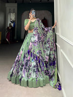 Load image into Gallery viewer, Twinkal Tussar Silk Dhavani / Langa Voni | Shoppers Trend
