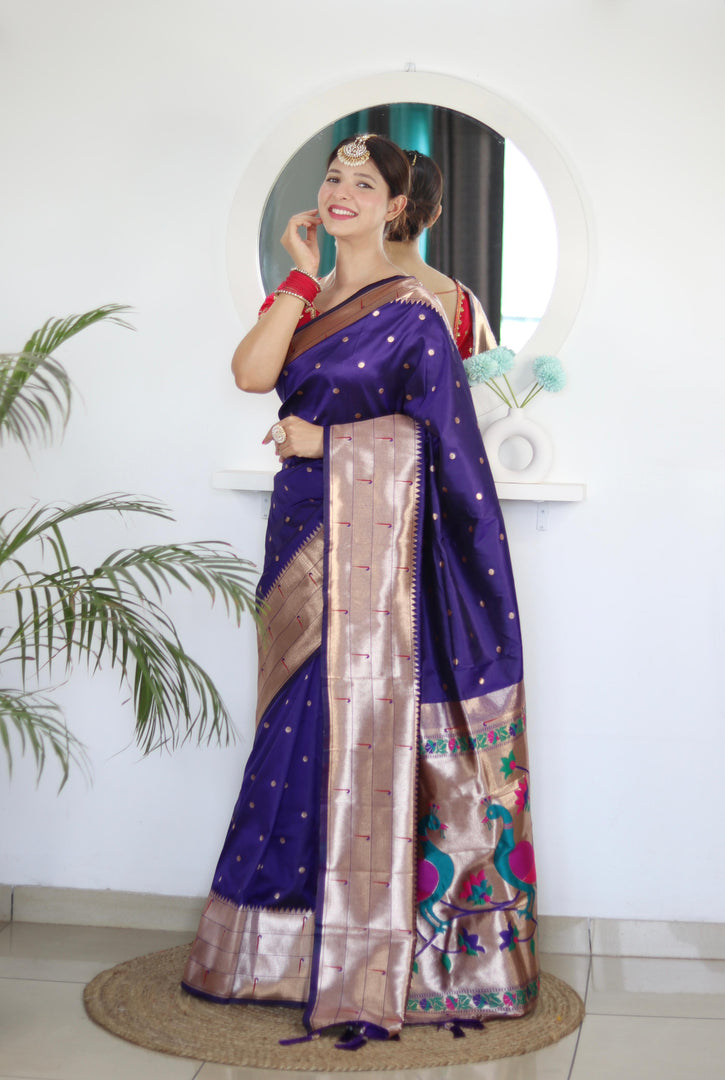 Radhi Soft Pethani Silk Saree | Shoppers Trend