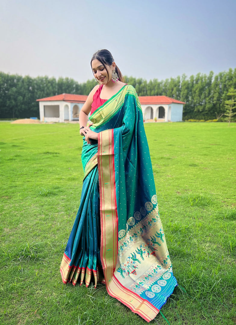 Dark Sky Color Kanjivaram Sarees with price and online shopping price under 2000. this fabric most unique  and kanjivaram sarees for weddings and this fabric most famous and silver Zari weaving work . Traditional Look Or 2024-25 .