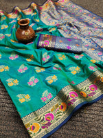 Load image into Gallery viewer, Ranjan Soft Silk Saree | Shoppers Trend
