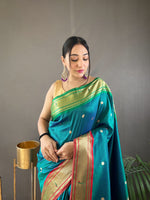 Load image into Gallery viewer, Laxmi Paithani Saree | Shoppers Trend

