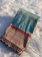 Load image into Gallery viewer, Daya Soft Paithani Silk Saree | Shoppers Trend
