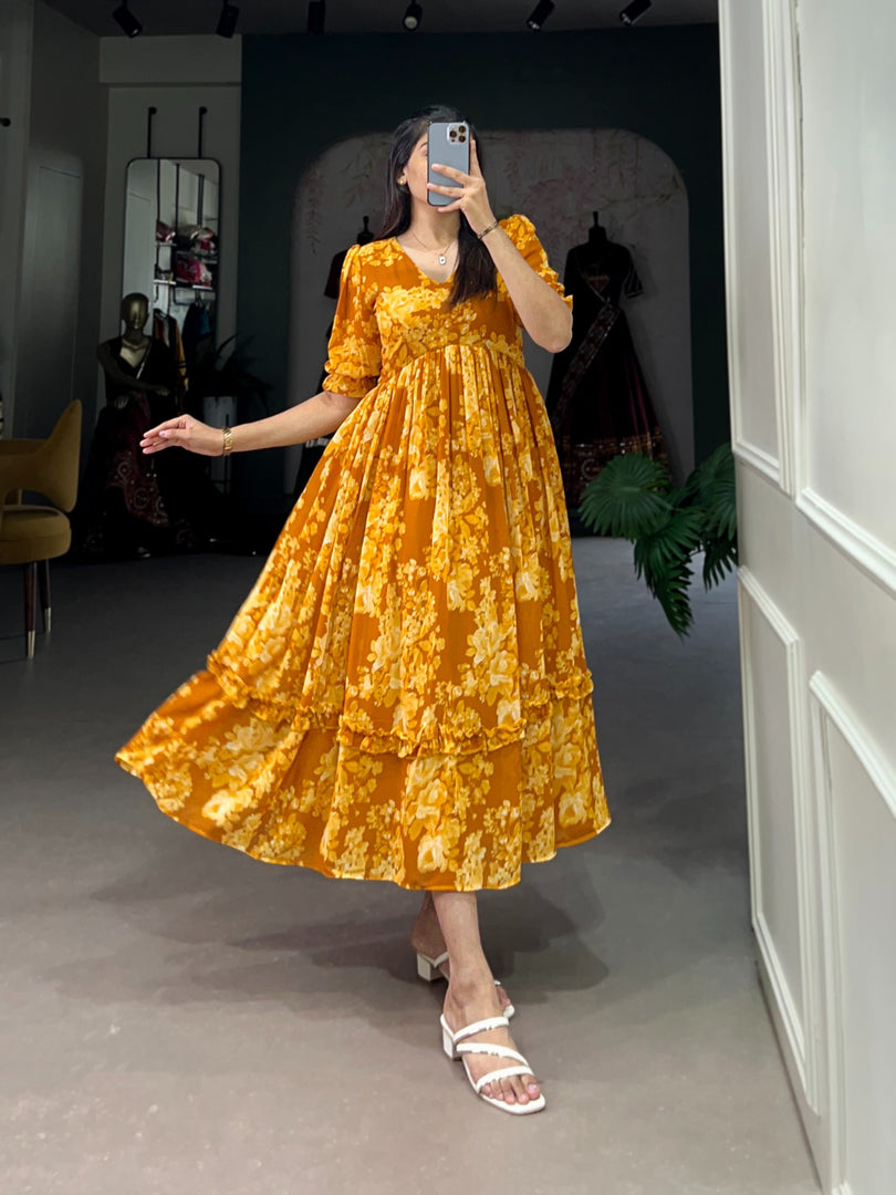 Shanvi Georgette Dress | Shoppers Trend