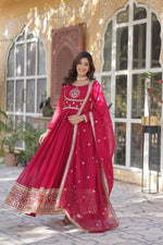 Load image into Gallery viewer, Minaxi Faux Blooming Georgette Anarkali | Shoppers Trend
