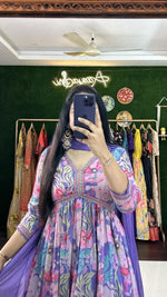 Load image into Gallery viewer, DREAMY NIGHT (ANARKALI) - Premium Anarkali from shoppers trend - Just Rs. 899! Shop now at shoppers trend
