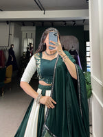 Load image into Gallery viewer, Janki Pure Rayon Dhavani Set | Langa Davani Set | Davani Set | Shoppers Trend
