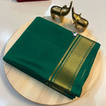 Load image into Gallery viewer, Shop Traditional Silk Sarees for Women , Lightweight Mysore Silk Saree for Parties , Elegant Mysore Silk Saree for Festive Wear , Buy Traditional Green Silk Saree Online , Shop Latest Green Mysore Silk Saree . 
