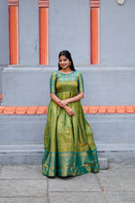 Load image into Gallery viewer, Maitri Kanjivaram Gown | Shoppers Trend
