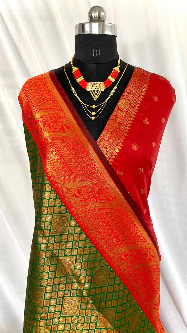 Sanjaya Soft Silk Saree | Shoppers Trend
