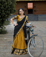 Load image into Gallery viewer, Premam full Stitched Dhavani Set For Onam
