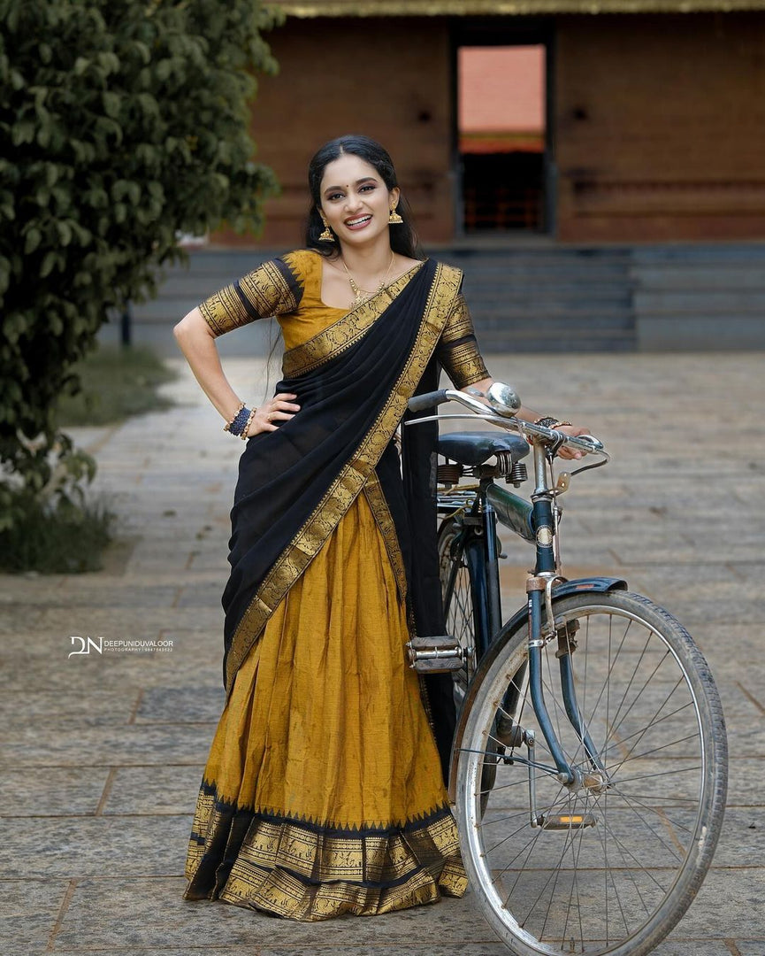 Premam full Stitched Dhavani Set For Onam