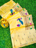 Load image into Gallery viewer, Khusali Soft Silk Saree | Shoppers Trend
