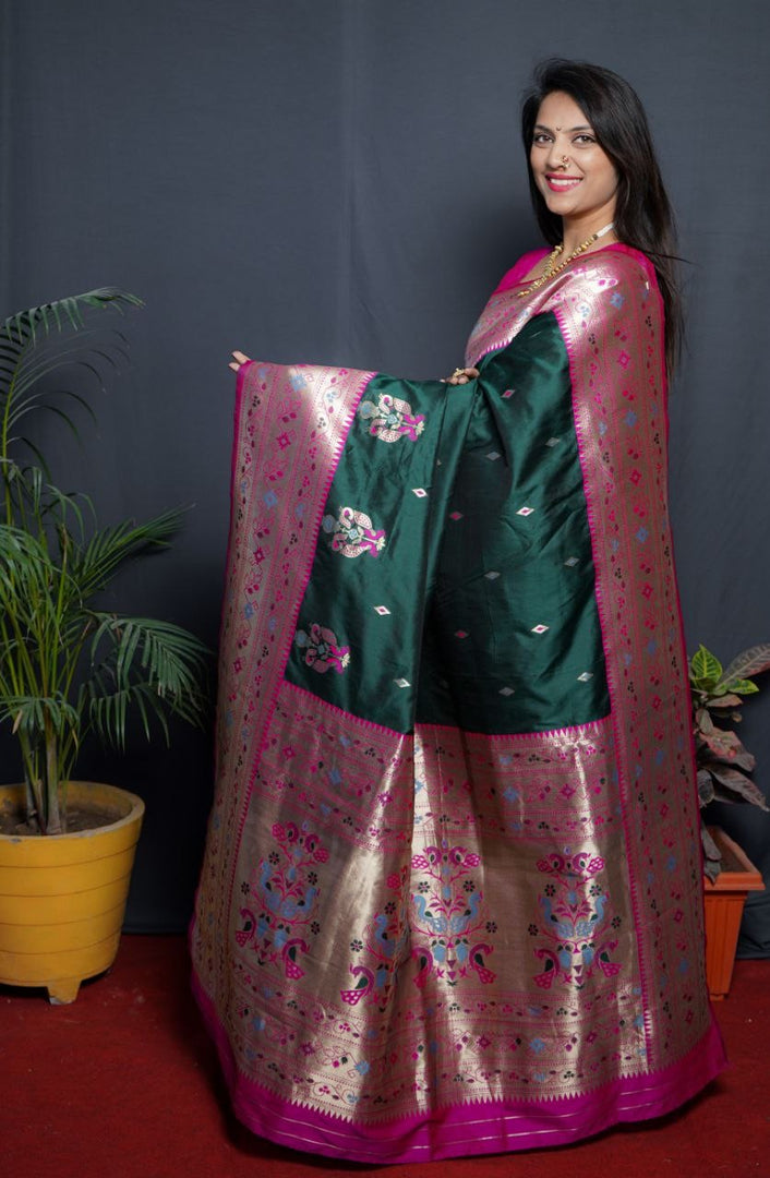 Aditi Pure Soft Silk Saree | Shoppers Trend