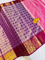 Load image into Gallery viewer, Sara Kanchipuram Handloom Tissue Weaving Silk Saree | Shoppers Trend
