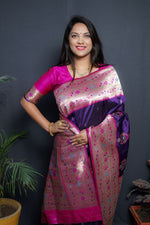 Load image into Gallery viewer, Aditi Pure Soft Silk Saree | Shoppers Trend
