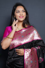 Load image into Gallery viewer, Aditi Pure Soft Silk Saree | Shoppers Trend
