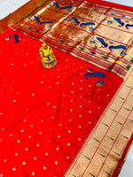 Load image into Gallery viewer, Khusali Soft Silk Saree | Shoppers Trend
