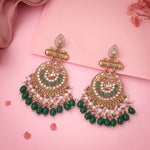 Load image into Gallery viewer, Nandani  Contemporary Jhumkas Earrings | Shoppers Trend
