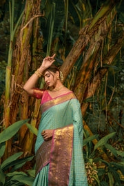 Sejal Kanchipuram Handloom Pattu Weaving Silk Saree | Shoppers Trend