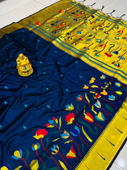 Khusi Pure Soft Silk Saree | Shoppers Trend