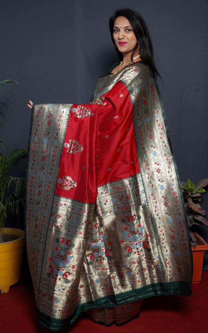 Aditi Pure Soft Silk Saree | Shoppers Trend