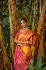 Load image into Gallery viewer, Sejal Kanchipuram Handloom Pattu Weaving Silk Saree | Shoppers Trend
