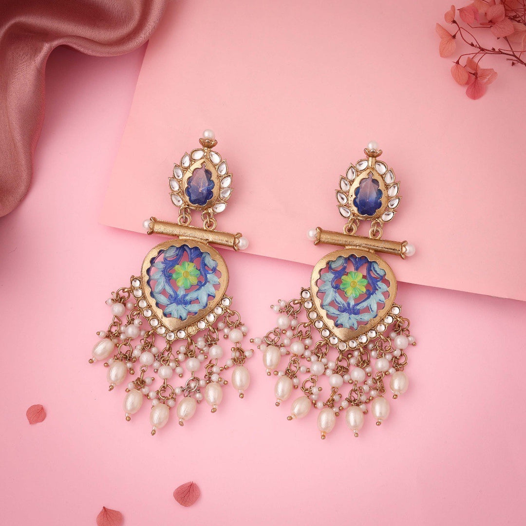 Nandani  Contemporary Jhumkas Earrings | Shoppers Trend