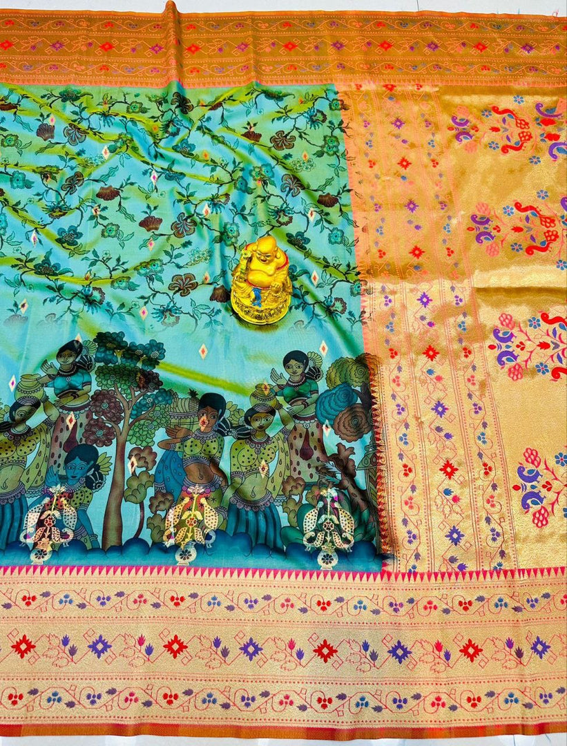 Nishali Soft Silk Saree | Shoppers Trend