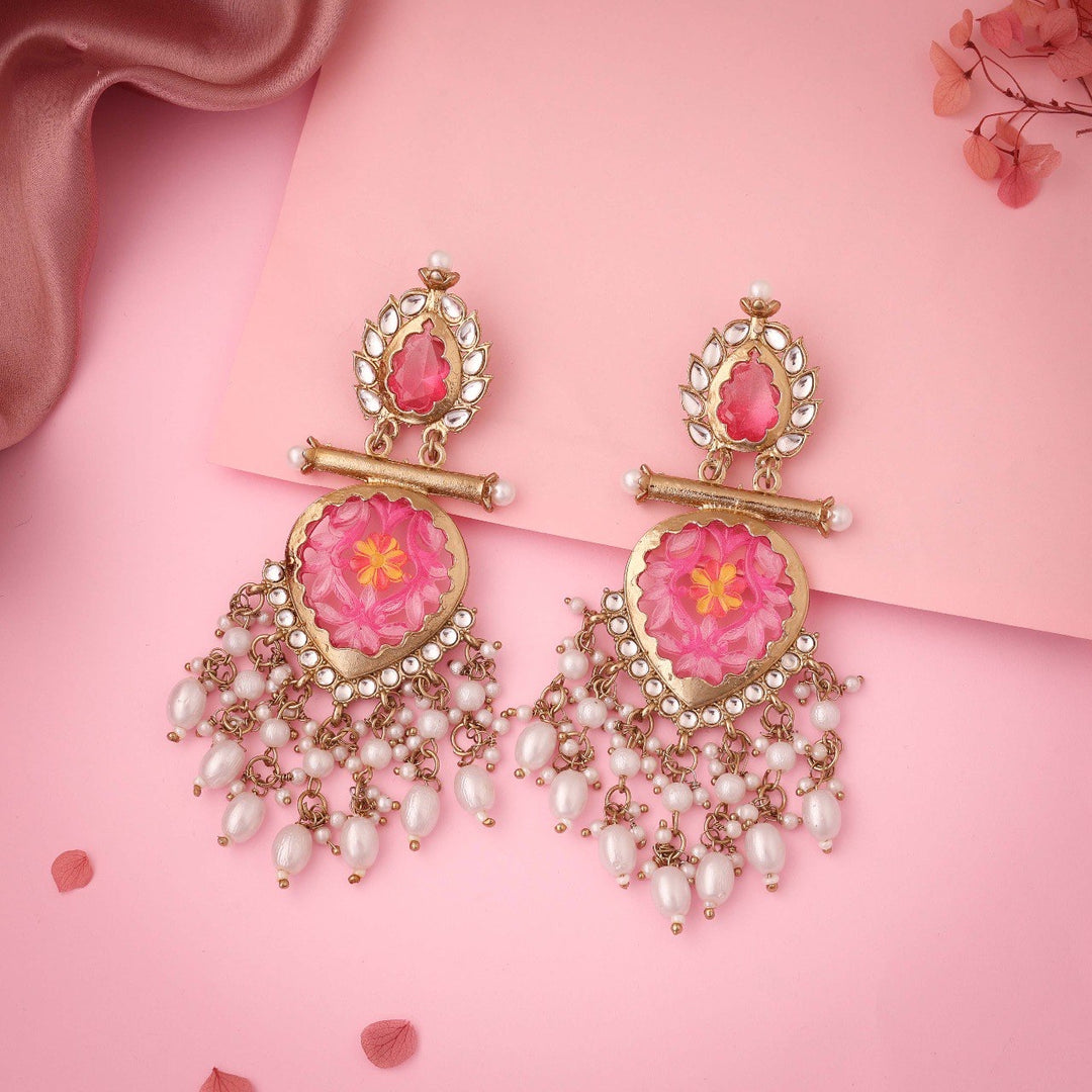 Nandani  Contemporary Jhumkas Earrings | Shoppers Trend