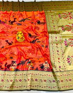 Load image into Gallery viewer, Nishali Soft Silk Saree | Shoppers Trend
