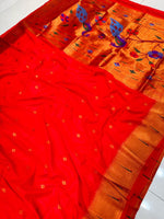 Load image into Gallery viewer, Nirali Pure Soft Silk Saree | Shoppers Trend
