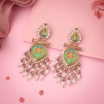 Load image into Gallery viewer, Nandani  Contemporary Jhumkas Earrings | Shoppers Trend
