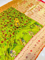 Load image into Gallery viewer, Nishali Soft Silk Saree | Shoppers Trend
