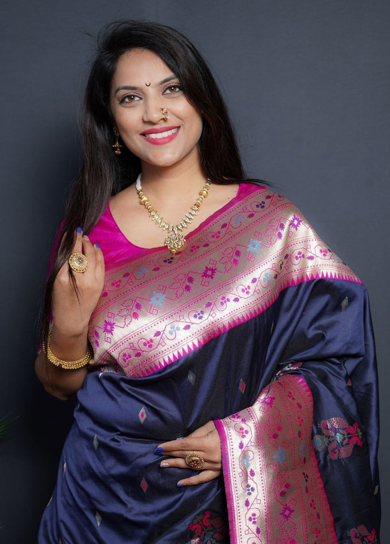 Aditi Pure Soft Silk Saree | Shoppers Trend