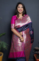 Load image into Gallery viewer, Aditi Pure Soft Silk Saree | Shoppers Trend
