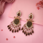 Load image into Gallery viewer, Nandani  Contemporary Jhumkas Earrings | Shoppers Trend
