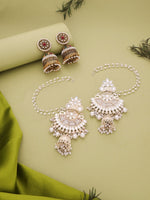 Load image into Gallery viewer, Aadvika Stones Cluster Jhumka Earrings | Shoppers Trend
