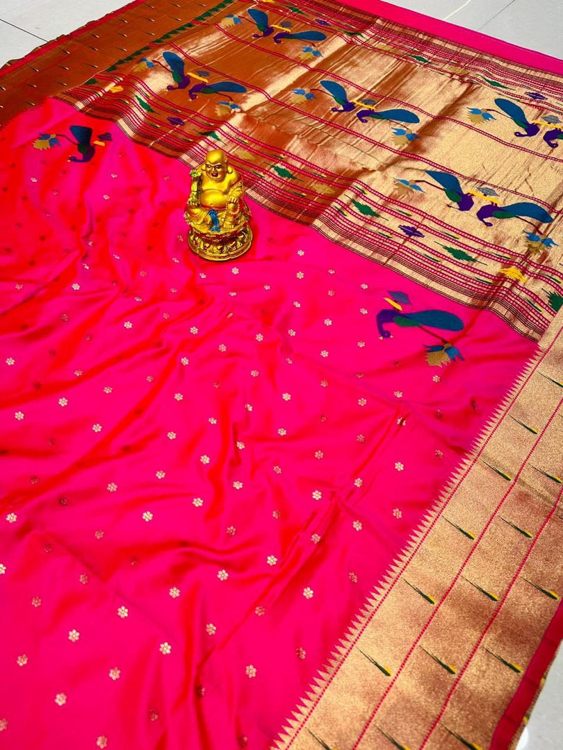 Khusali Soft Silk Saree | Shoppers Trend