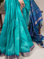 Light Blue Color Jacquard Silk Sarees With Price And Online Best Shopping Price Under 2000 . this Fabric Light Blue Jacquard Silk  Saree Best For Weddings and This Saree Zari Weaving Work Work With Printed Work and Rich Border Fully Zari Weaving Work and This Fabric Weddings Special Zari Weaving Work . Traditional Look 2025-26  . 