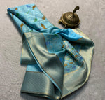 Load image into Gallery viewer, Hetvi Mysore Pinted Silk Saree | Shoppers Trend
