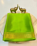 Load image into Gallery viewer, Light Green semi mysore silk sarees with price  of under 1000 .....

