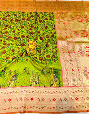 Light Green Soft Silk Sarees With Price and Online Shopping Price Under 2500 . This Fabric Most Smooth and RIch Pallu This Saree Gold Zari Weaving Saree and THis Fabric Fully Authentic Saree and Gold Zari Weaving Work Saree .This Fabric Sost Silk , Pure Soft Silk , Banarasi Silk Saree Other Fabric Saree . 