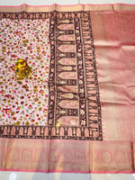 Load image into Gallery viewer, Light Orange Soft Dolla Silk Saree price under 2000. a perfect blend of tradition and modernity. Crafted from premium-quality soft silk, this saree offers unmatched comfort and a luxurious feel, making it ideal for festive occasions, weddings, and celebrations.
