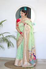 Load image into Gallery viewer, Radhi Soft Pethani Silk Saree | Shoppers Trend

