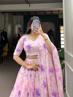 Load image into Gallery viewer, Janki Tabby Silk Dhavani Set | Half-Saree | Shoppers Trend
