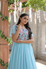Load image into Gallery viewer, Tulasi Faux Georgette Gown | Shoppers Trend
