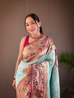 Load image into Gallery viewer, Maitri Paithani Saree | Shoppers Trend
