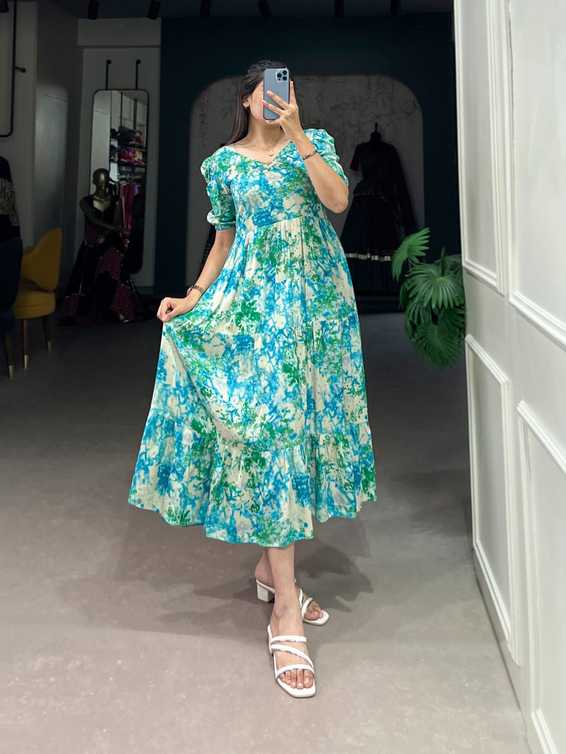 Neha Rayon Dress | Shoppers Trend