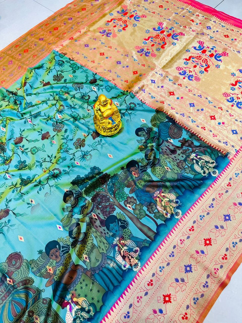 Nishali Soft Silk Saree | Shoppers Trend