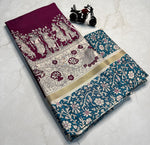 Load image into Gallery viewer, Nimisha Mul Mul Cotton Saree | Shoppers Trend
